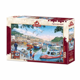 4231  Puzzle Limandaki Küçük Balıkçılar 1000 Parça Puzzle