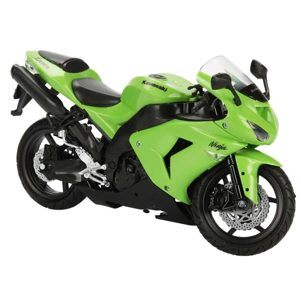 Çocuk Eğitici Oyuncak 42447 SUN-Kawasakı ZX-10R 2006 Yeşil 1:12 - Görsel 3