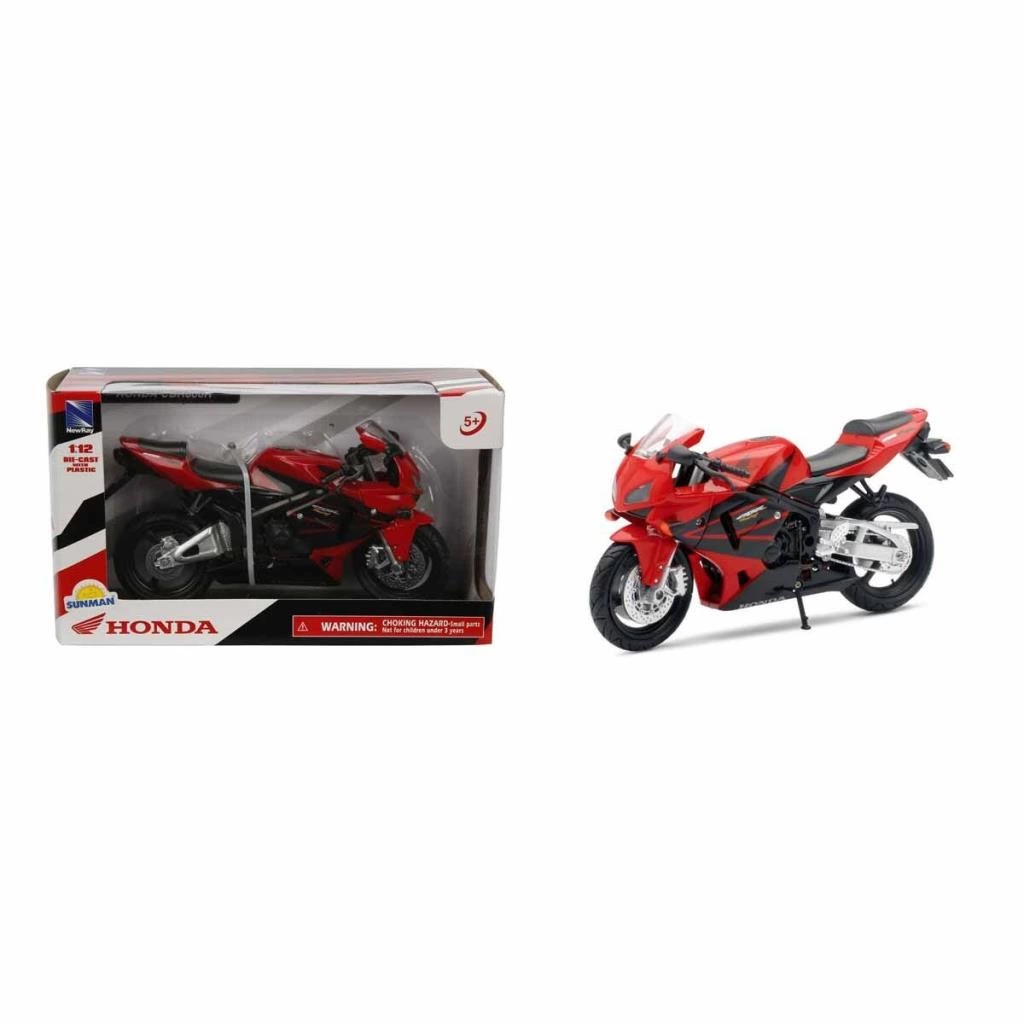 Çocuk Eğitici Oyuncak 42607 SUN- Honda CBR600R 2006 Kırmızı 1:12 - Görsel 2