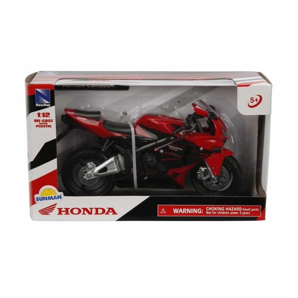 Çocuk Eğitici Oyuncak 42607 SUN- Honda CBR600R 2006 Kırmızı 1:12 - Görsel 4