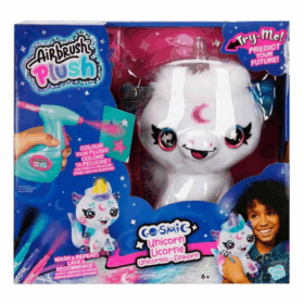 Çocuk 45529 Işıklı Airbrush Peluş Cosmic Unicorn Hobi Seti -Sunman