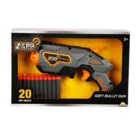Çocuk 4576ZappToys20MermiliSüngerDartAtanSilah28cm