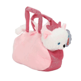 Çocuk 4775 Peluş Kedi Köpek Taşıma Çantalı 20 cm -Sunman