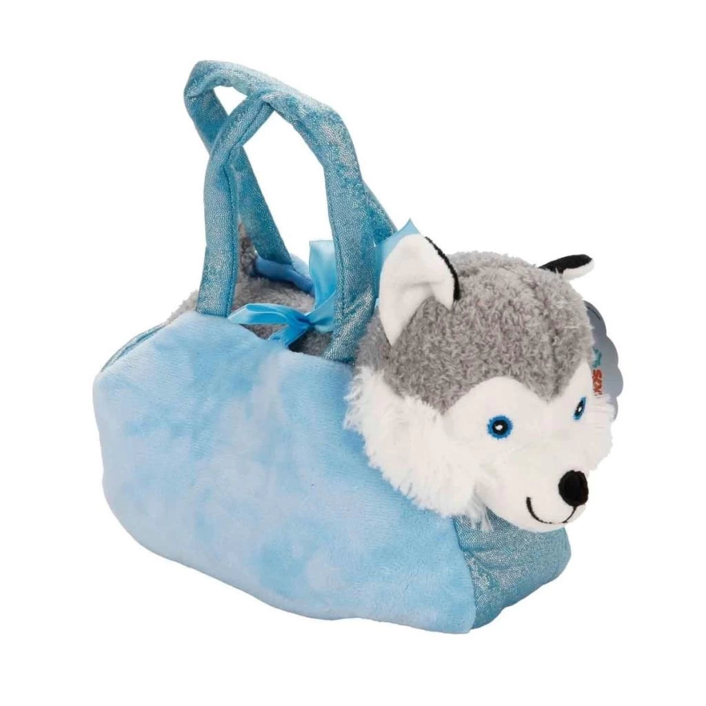 Çocuk 4775 Peluş Kedi Köpek Taşıma Çantalı 20 cm -Sunman - Görsel 3