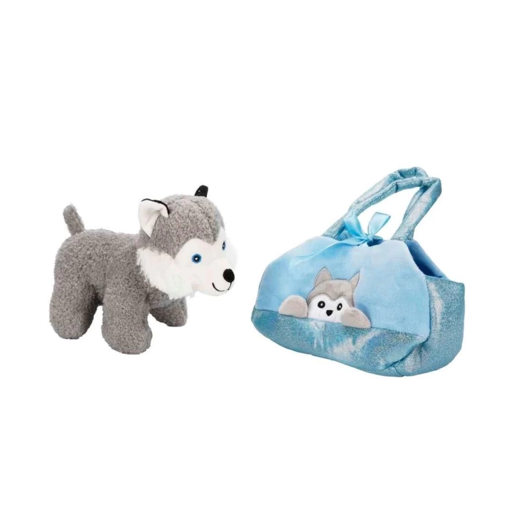 Çocuk 4775 Peluş Kedi Köpek Taşıma Çantalı 20 cm -Sunman - Görsel 4