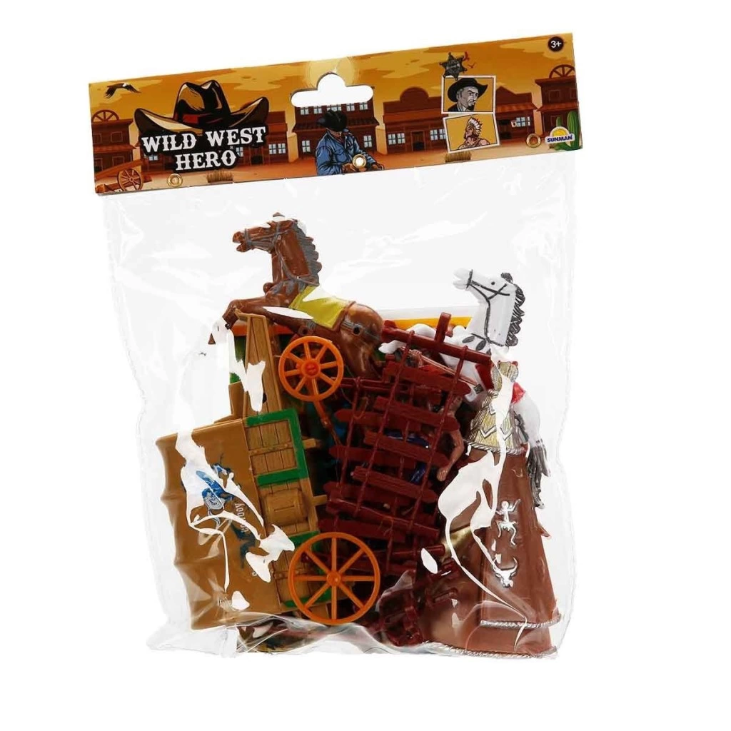 Eğitici Çocuk 4961 SUN-RST-WES-KOVBOY OYUN SET POŞETLİ KRTL 3A - Görsel 4