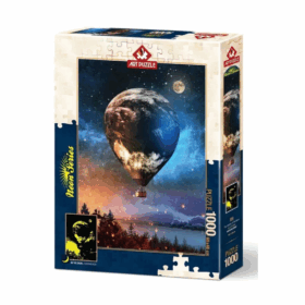 5013 Ay'a Yolculuk 1000 Parça NEON Puzzle - Puzzle