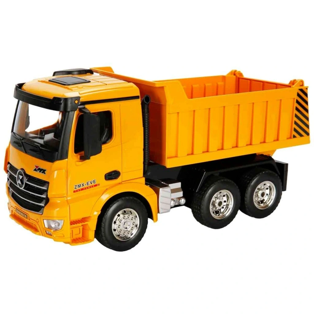 Eğitici Oyuncak 5083 SUN-RST-RC İŞ MAKİNESİ 1 18 DAMPERLİ KAMYON FF IŞIKLI 9CH 3 7V USB 2 4GHZ - Görsel 4