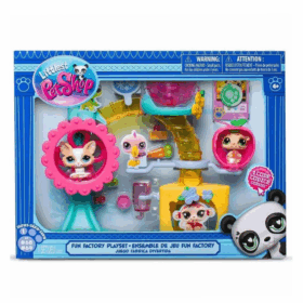 Çocuk 5196 Littlest Pet Shop Minişler Eğlence Fabrikası Oyun Seti S1 -Sunman