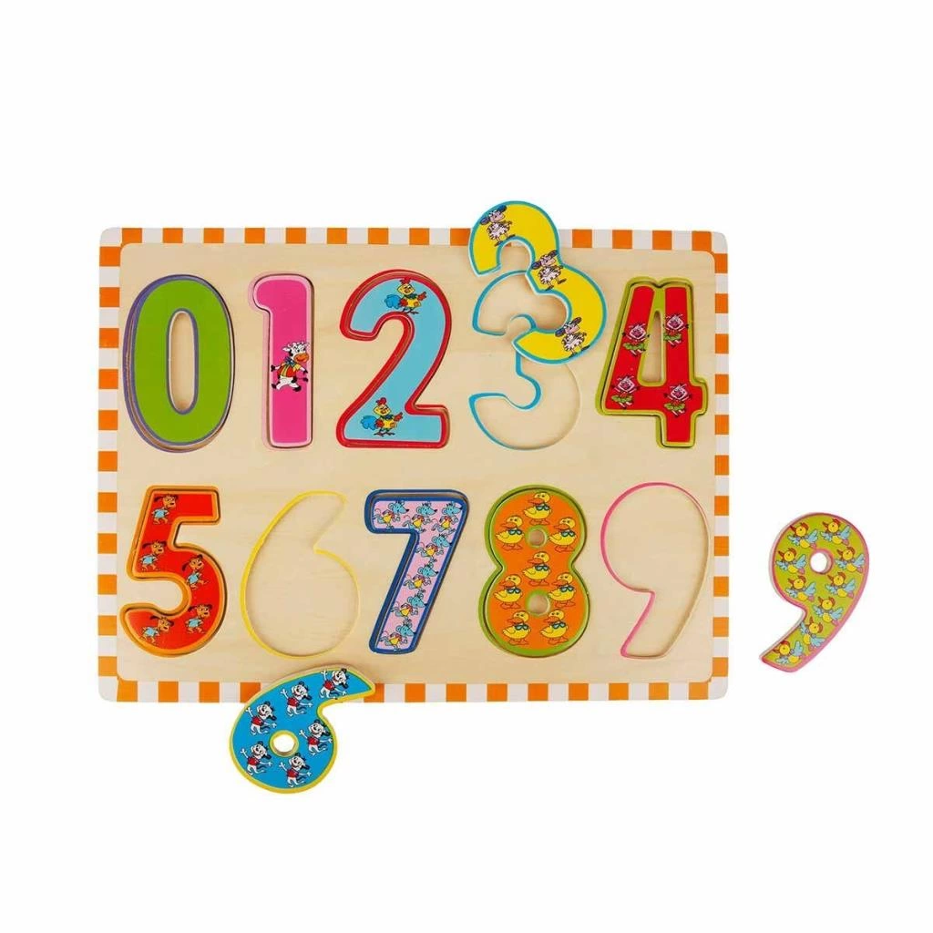 Eğitici Oyuncak 5215 -Wooden Puzzle Numbers 10 Parça - Görsel 2