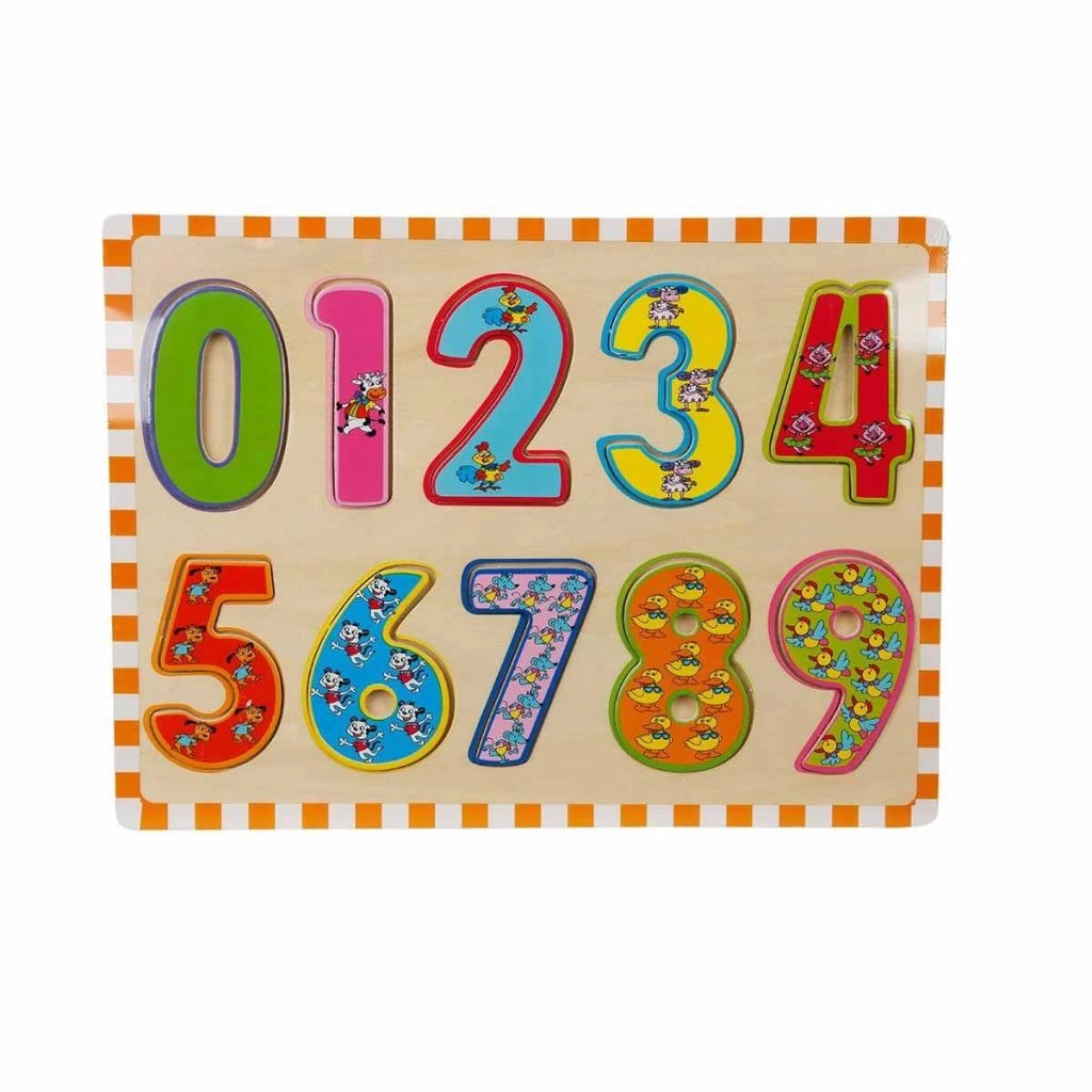 Eğitici Oyuncak 5215 -Wooden Puzzle Numbers 10 Parça - Görsel 3