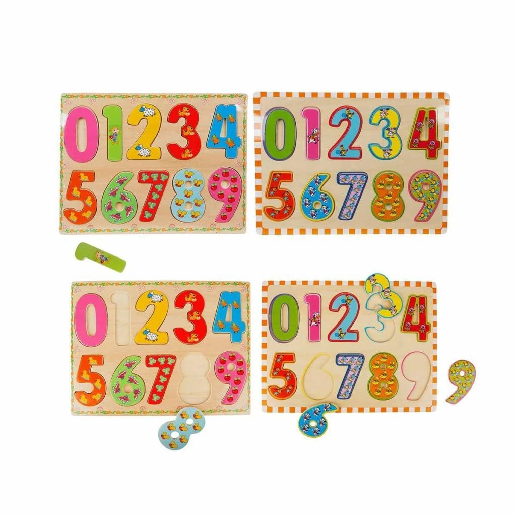 Eğitici Oyuncak 5215 -Wooden Puzzle Numbers 10 Parça - Görsel 4