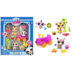 Çocuk 5240 Littlest Pet Shop Minişler Safari Oyun Seti S1 -Sunman