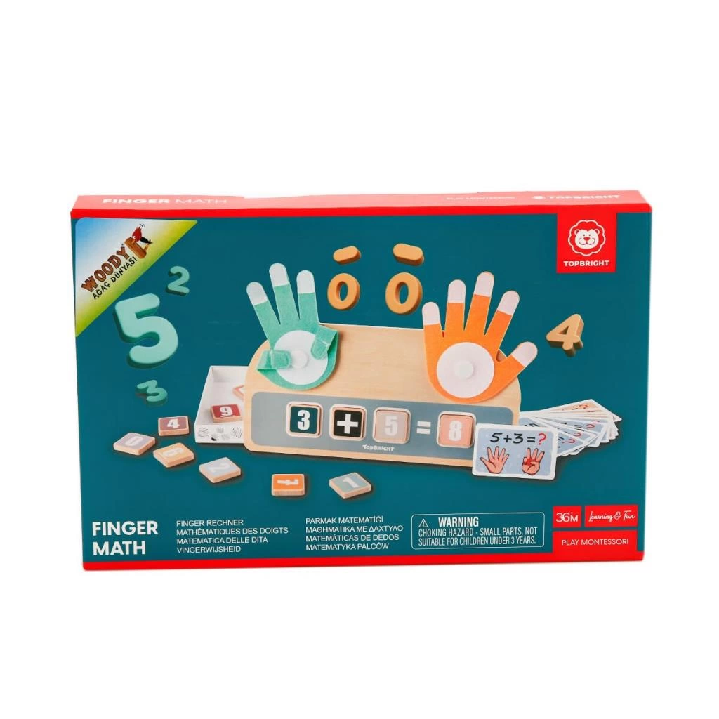 Eğitici Oyuncak 5282 SUN-TOB-WOO-TAHTA OYUNLAR KARTLARLA PARMAK MATEMATİĞİ - Görsel 2