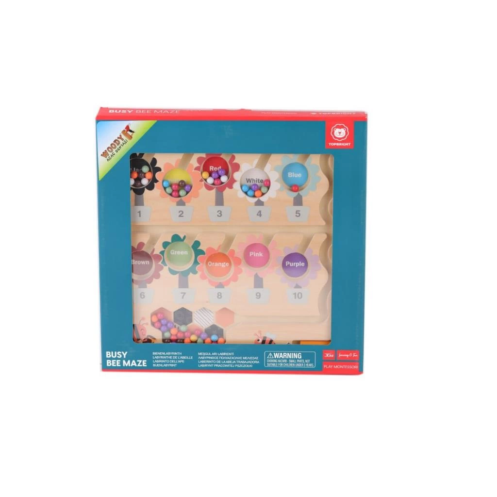 Eğitici Oyuncak 5285 SUN- Tahta Oyunlar Manyetik Meşgul Arı Labirenti - Görsel 2