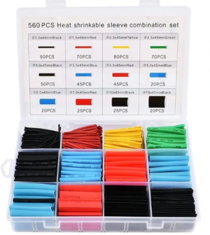 Eğitici Oyuncak 560 Parça Set Isıyla Daralan Makaron Kablo Koruyucu Kılıf