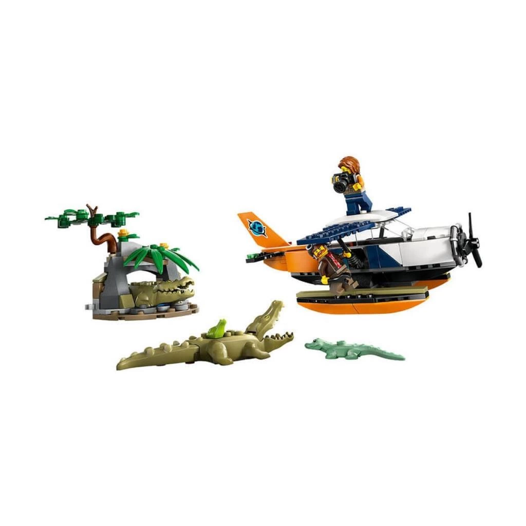 60425 Lego City Orman Kaşifinin Deniz Uçağı 177 parça +6 yaş - Görsel 4