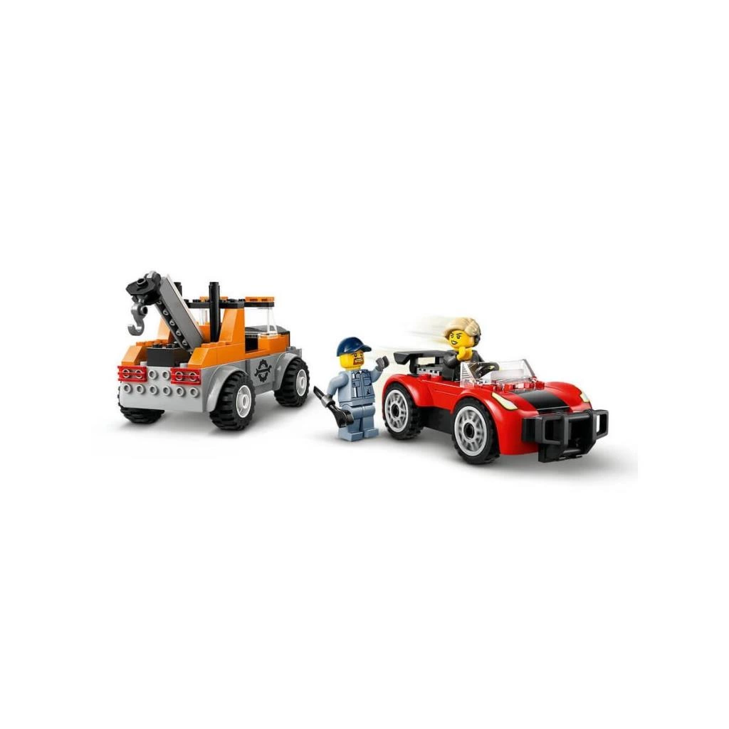60435 Lego City Çekici Kamyon ve Spor Araba Tamiri 101 parça +4 yaş - Görsel 4