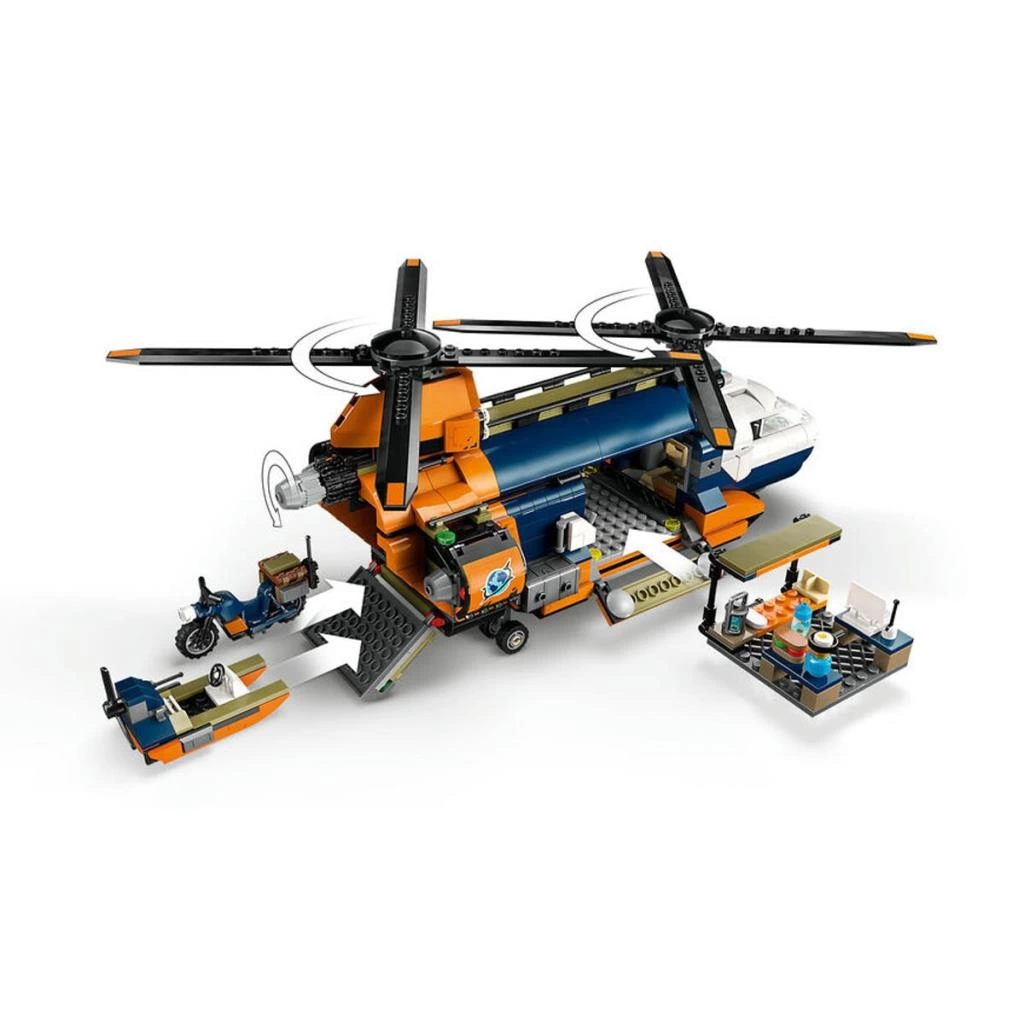 Çocuk 60437 Lego City Orman Kaşifinin Helikopteri Kamp Yerinde 881 parça +8 yaş - Görsel 5