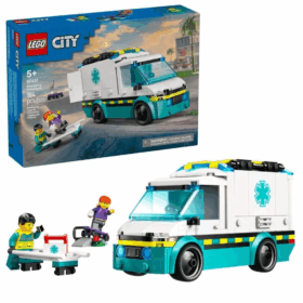 Acil Yardım Ambulansı 184 Parça +5 Yaş Eğitici ve Eğlenceli Set