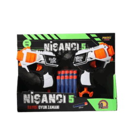 Çocuk 6060 2li Nişancı Dart Fırlatıcı -Prestij