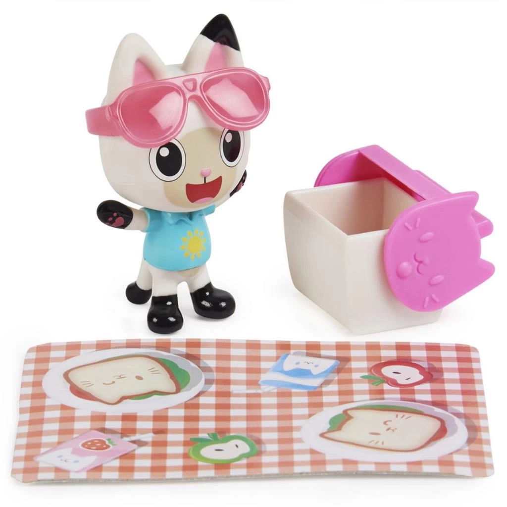 Gabbys Dollhouse Pandy Paws ve Carlita Araba Eğlenceli Araba Oyuncağı - Görsel 3
