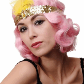 70’ler 80’ler 90’lar Temalı Altın Çarliston Saç Bandı Retro Parti Stili