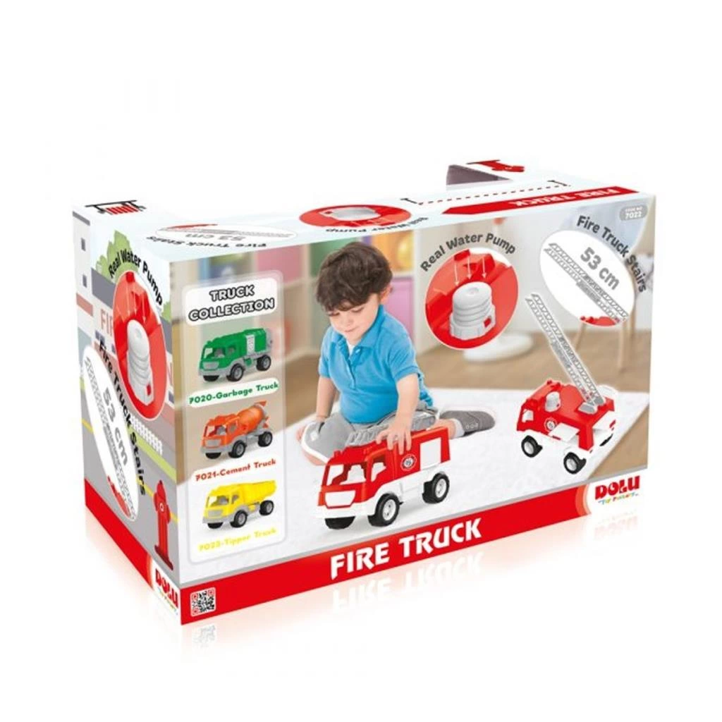 İtfaiye Kamyonu 38 cm – Rol Oyunlarıyla Hayal Gücünü Geliştirir - Görsel 5