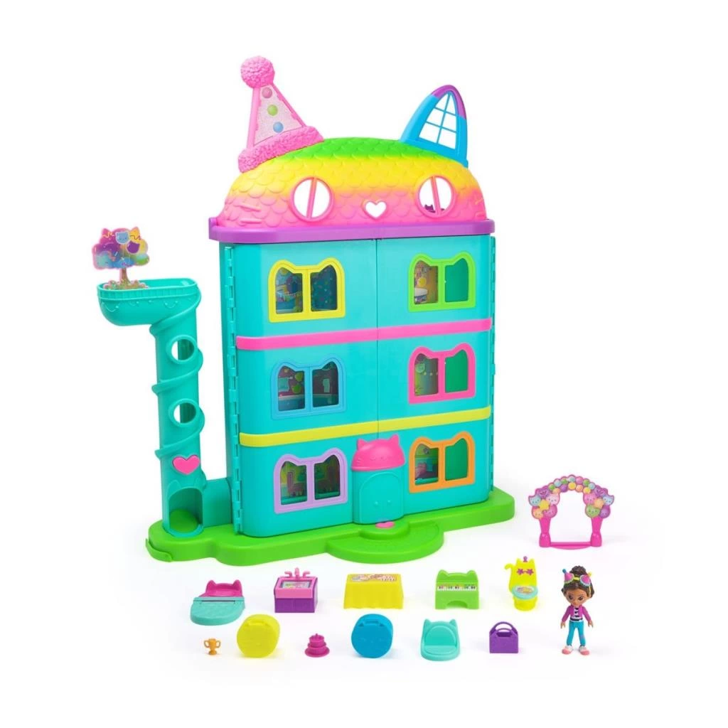 Gabbys Dollhouse Festival Evi Müzikli Oyun Seti Eğlenceli 63 cm Evinizde Macera - Görsel 3