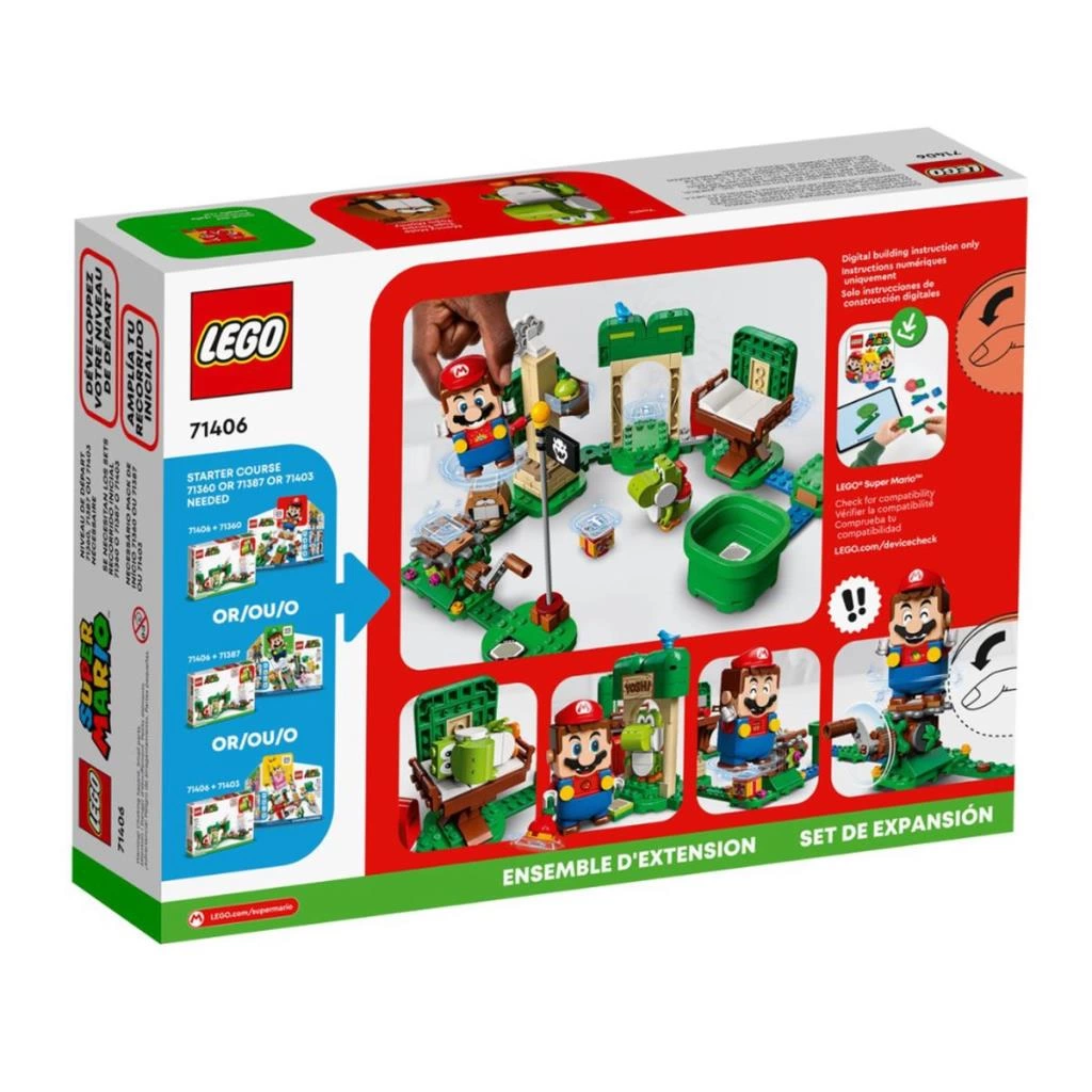Çocuk 71406 ® Super Mario Yoshi'nin Hediye Evi Ek Macera Seti 246 parça +6 yaş - Görsel 5