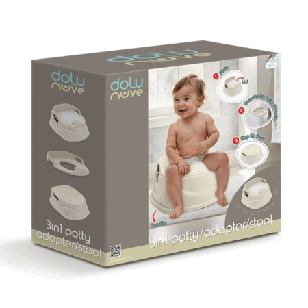 Çocuk 7182 Lazımlık Adaptör Basamak Relax Bej -Dolu Oyuncak