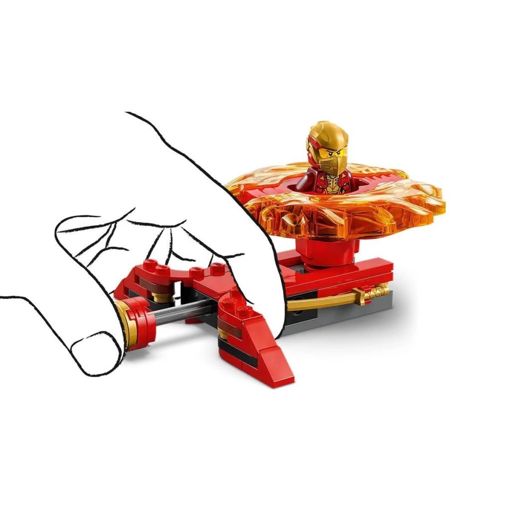 Ninjago Kai Ejderha Spinjitzu Parça + Yaş İçin Eğitici Lego Seti - Görsel 4