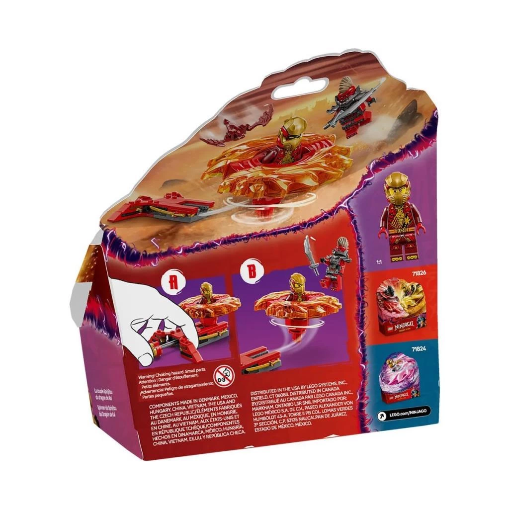Ninjago Kai Ejderha Spinjitzu Parça + Yaş İçin Eğitici Lego Seti - Görsel 5