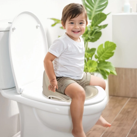 Eğitici Oyuncak 7188 YÜKSEK ARKALIKLI TUVALET ALIŞTIRMA ADAPTÖRÜ RELAX BEJ