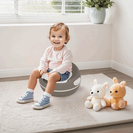 Premium Lazımlık Stone Gri Dolu Oyuncak Çocuk Gelişimine Uygun Pratik Tasarım