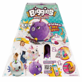 Çocuk 72290 Şişme Peluş Mor Köpek XXL Shiny Corns S2 -Sunman