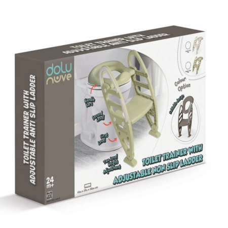 Eğitici Oyuncak 7243 Merdiven Klozet Adaptörü Stone Gri -Dolu Oyuncak