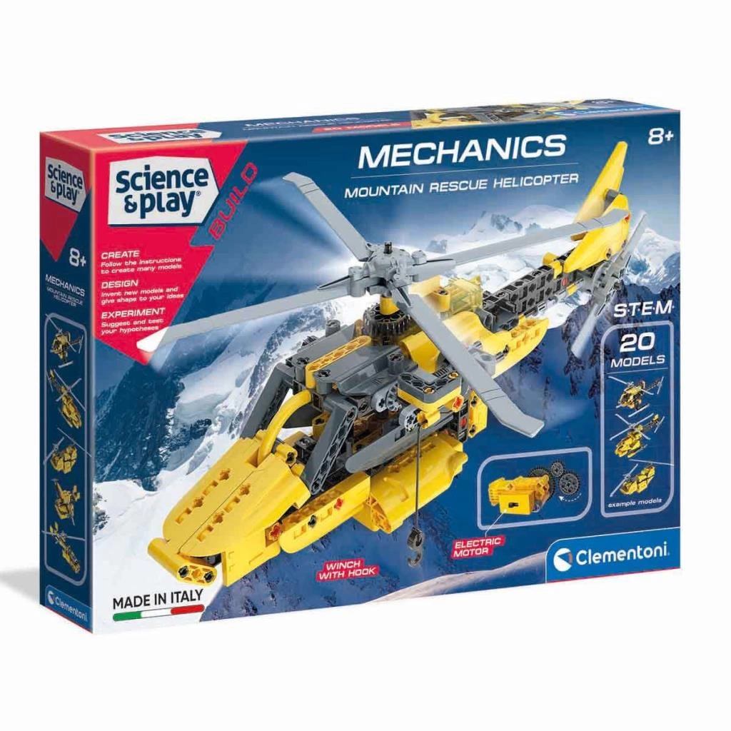 Çocuk 75063TR Kurtarma Helikopteri - Mekanik Laboratuarı +8 yaş