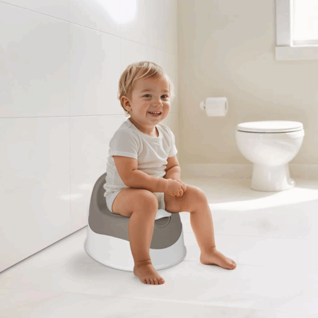 Eğitici Klozet Stone XL Gri Dolu Oyuncak Çocuklar İçin Öğretici Set