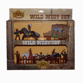 77125 At Arabalı 2 Katlı Kovboy Oyun Seti