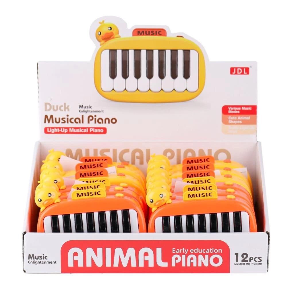 Ördekli ışıklı piyano ile el becerileri, dikkat ve müziksel ritim gelişimi - Görsel 3