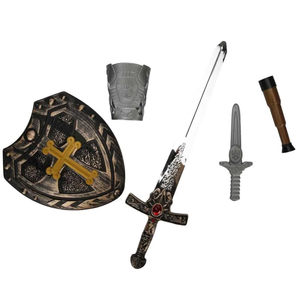 Eğitici Oyuncak 9135 SUN-YFN-PAL-ŞÖVALYE SET KALK DÜRB BIÇAK SESLİ ORT KUTU 2A - Görsel 3