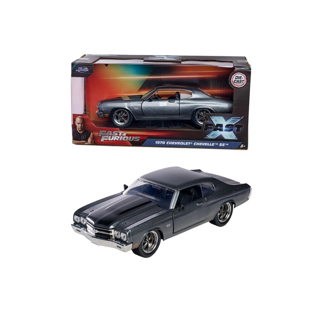 Eğitici Çocuk 9334923314R00 Fast & Furious 1970 Chevrolet 1 24 - Görsel 4