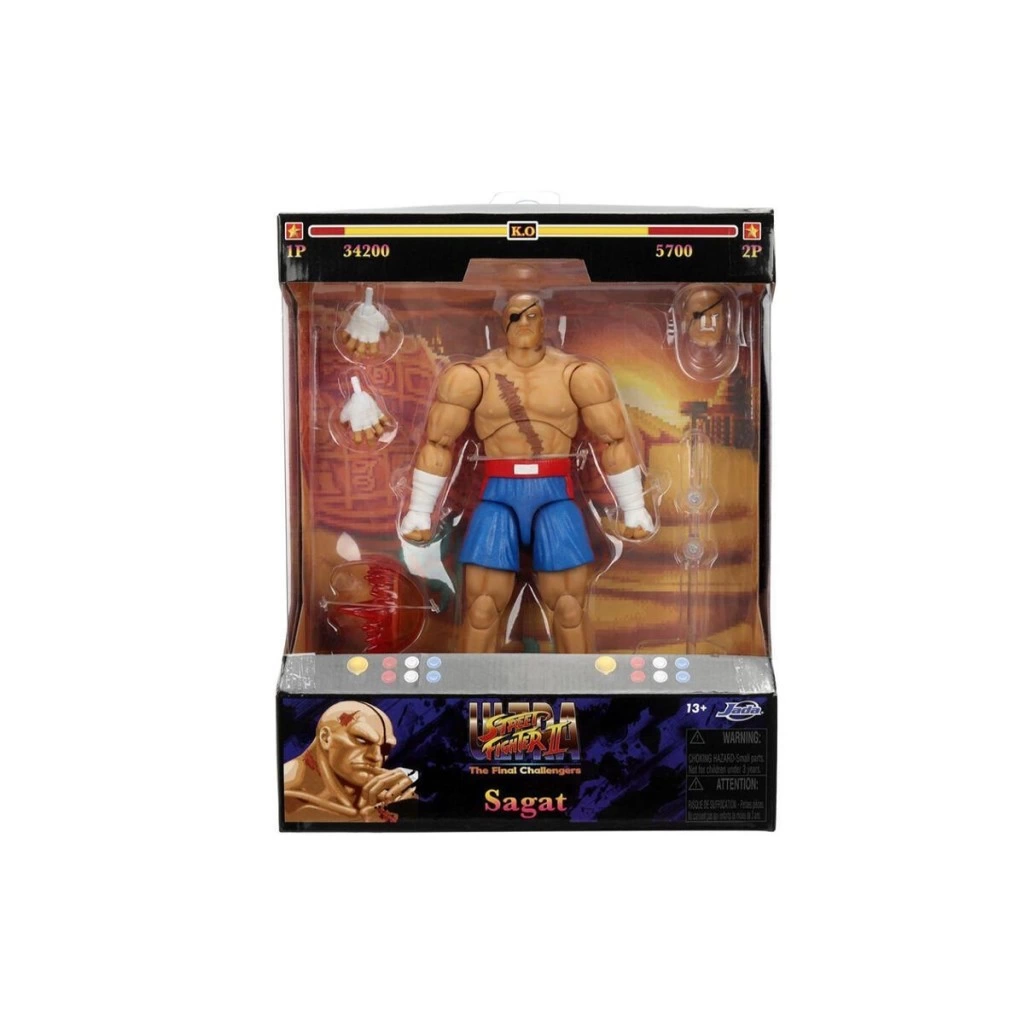 Eğitici Çocuk 9335171314R00 Street Fighter II Sagat 7 5Figure - Görsel 5