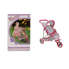 Çocuk 9614  3 Tekerlekli Pembe Gri Puset -Sunman