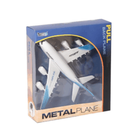 Çocuk A380-1A Metal Çekbırak Yolcu Uçağı -Canem Oyuncak
