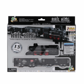 Pilli Tren 13 Parça Çocuklar İçin Eğitici Taşıma Seti