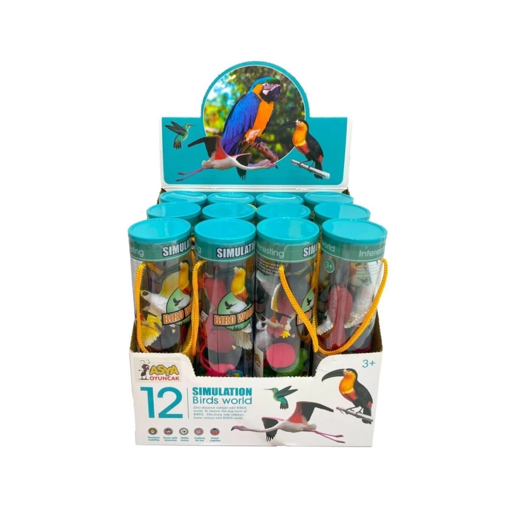 Eğitici Çocuk A8322-977 SİLİNDİR KT KUŞLAR - Görsel 5