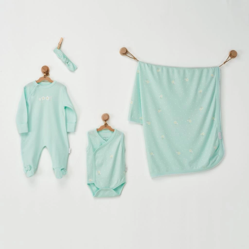 AC22805 Summer Paradise 4Lü Takım Mint - Görsel 2