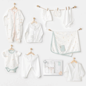 Çocuk AC24581 Newborn Duck 10'Lu Hastane Çıkışı Ekru